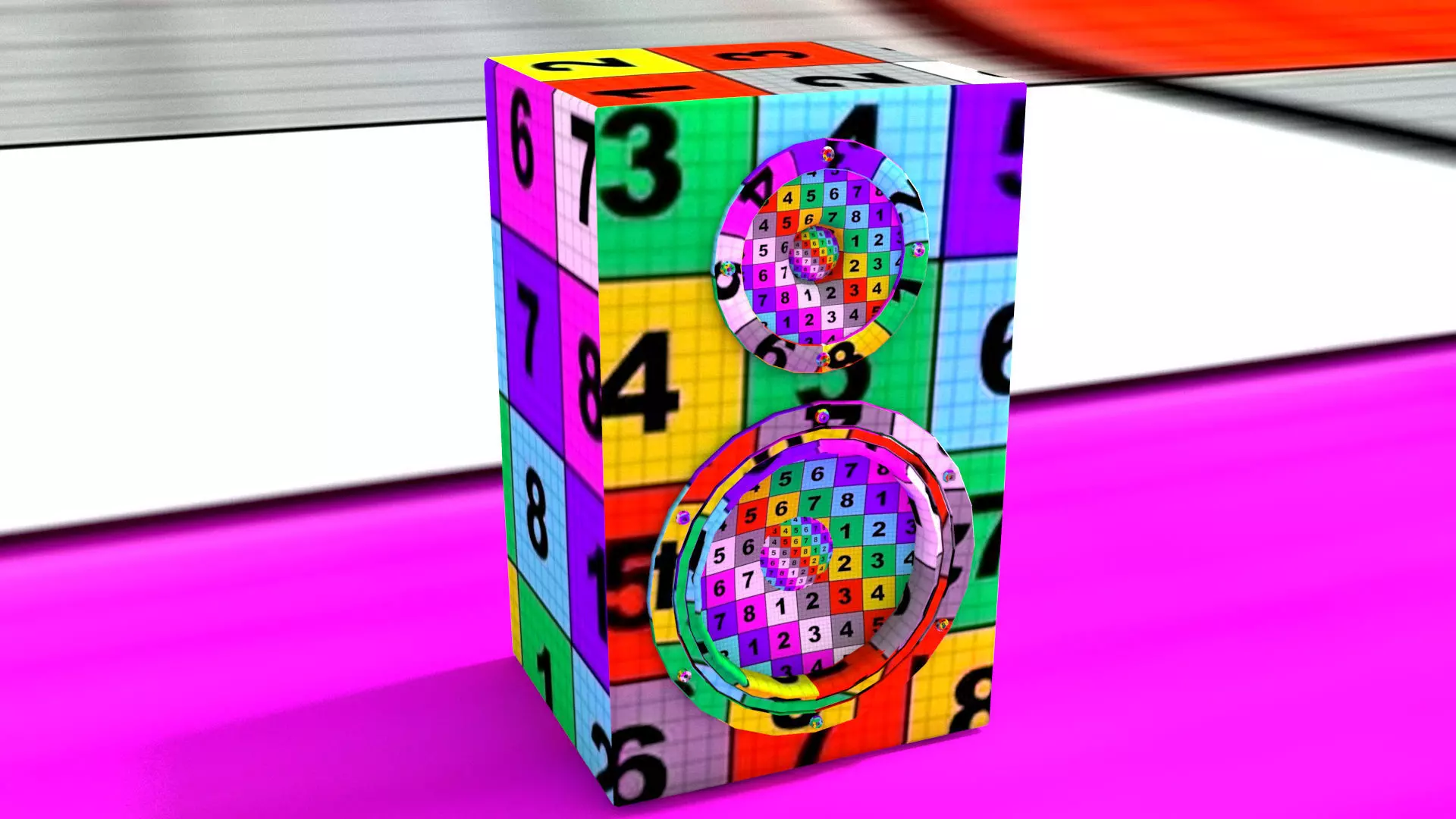 laos Speaker Low-poly 3D model_14