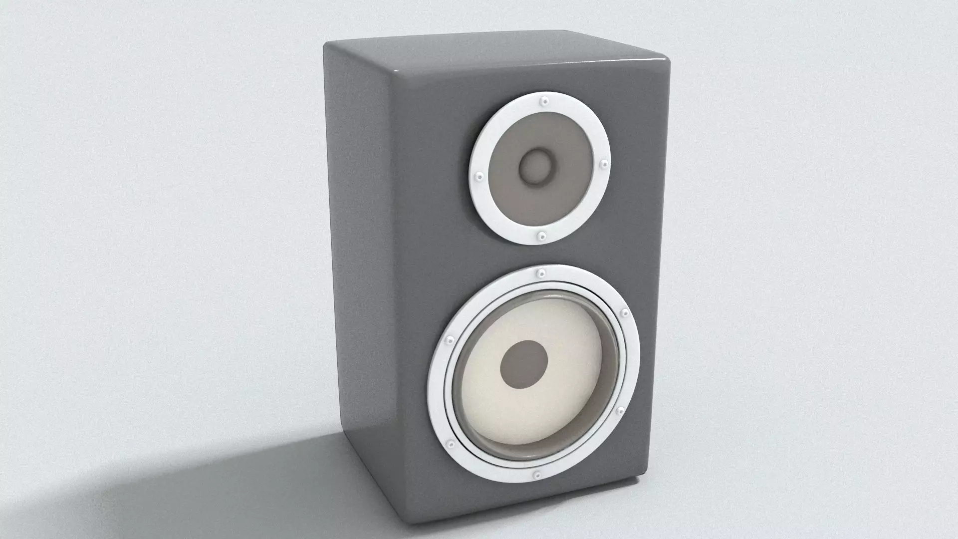 laos Speaker Low-poly 3D model_4