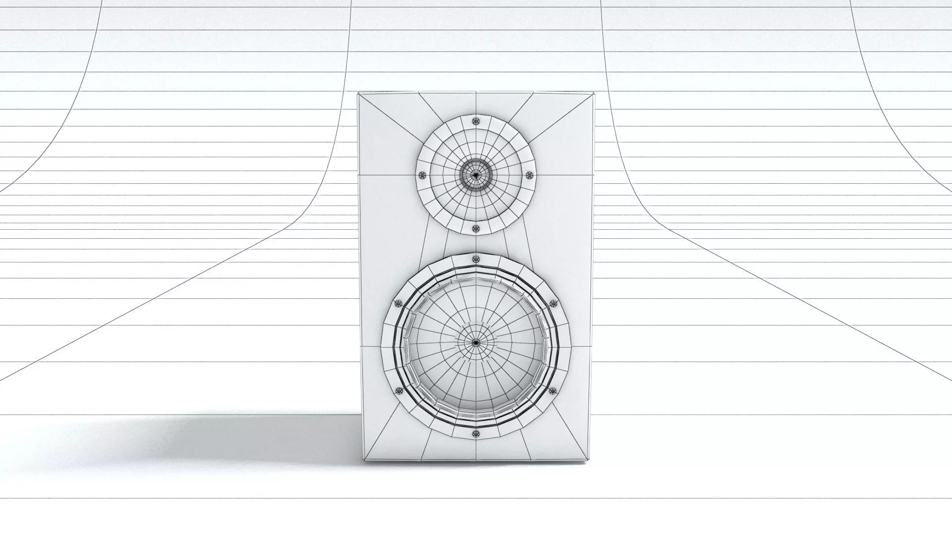 laos Speaker Low-poly 3D model_5
