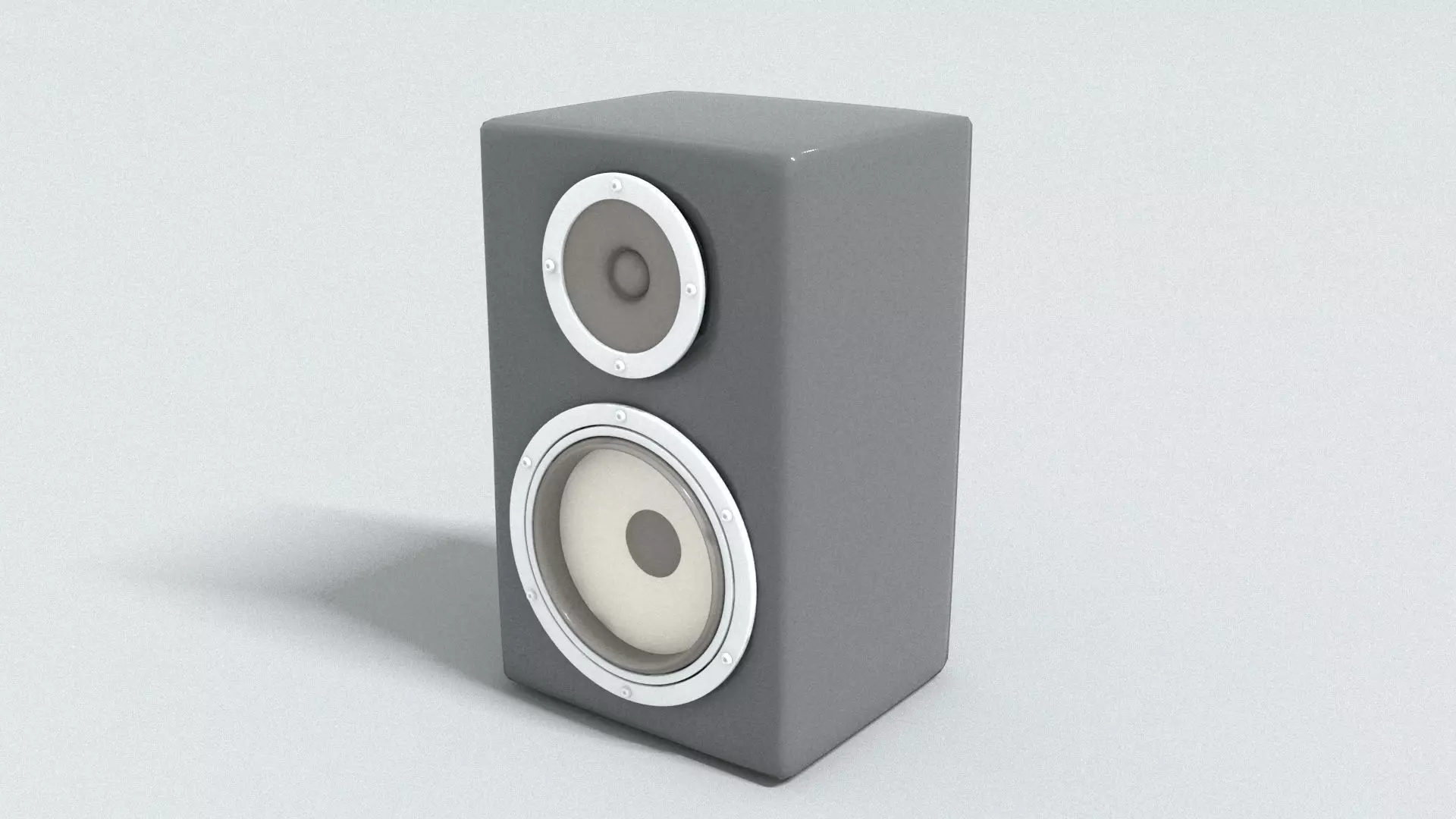 laos Speaker Low-poly 3D model_2