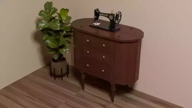 Antique Martha Washington Sewing Table