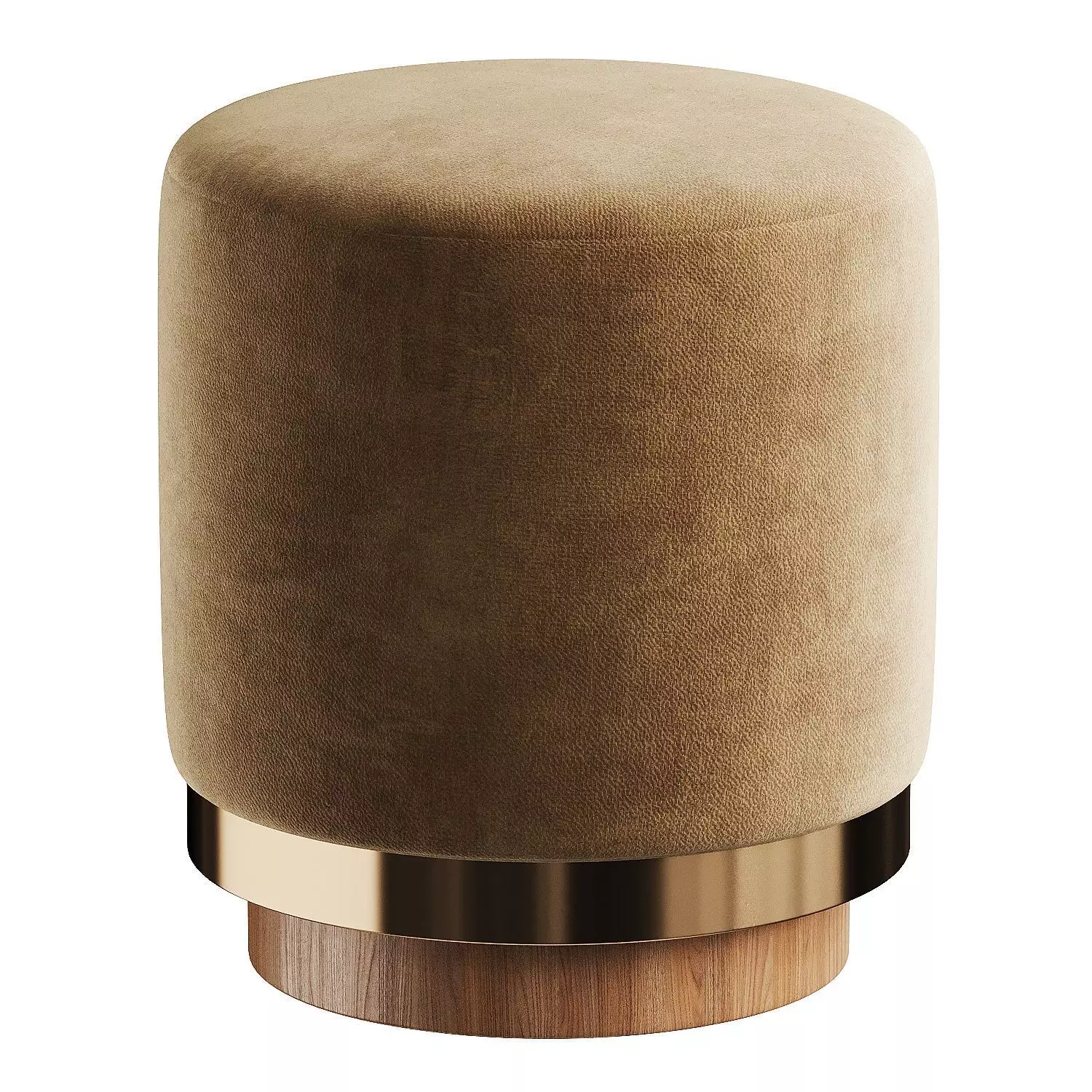 pouf stool 3D model_1
