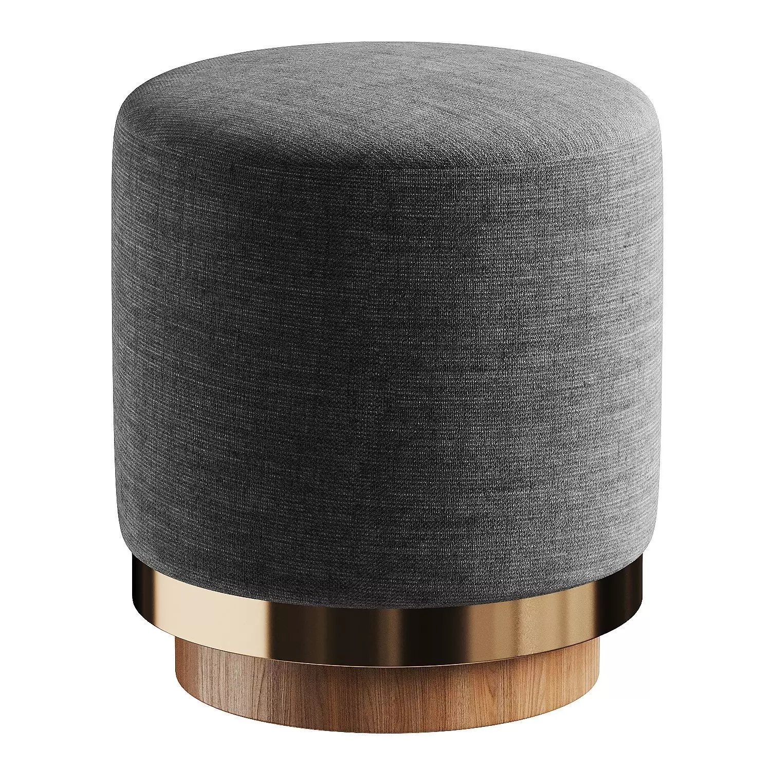 pouf stool 3D model_3