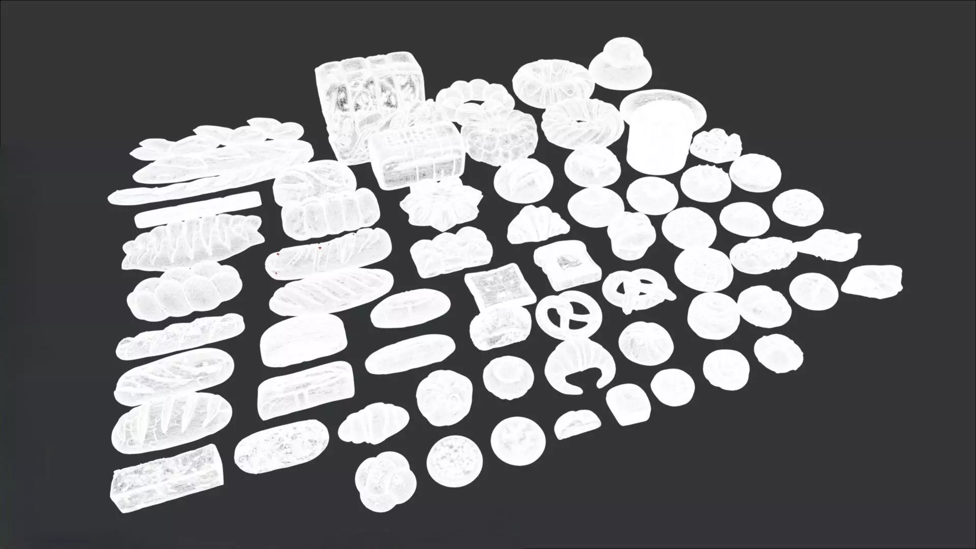 World Breads 3D model_2