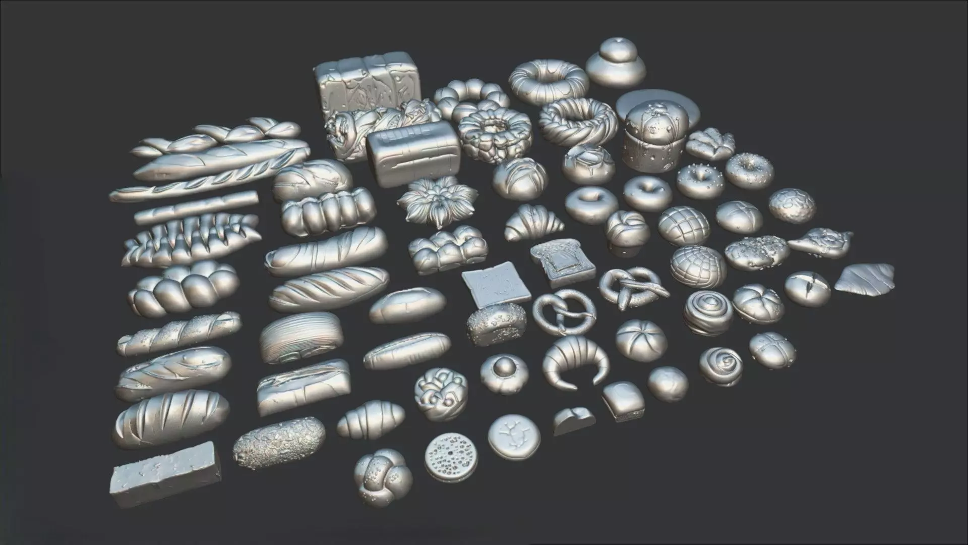 World Breads 3D model_1