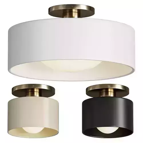 Anders Porcelain Flush Mount