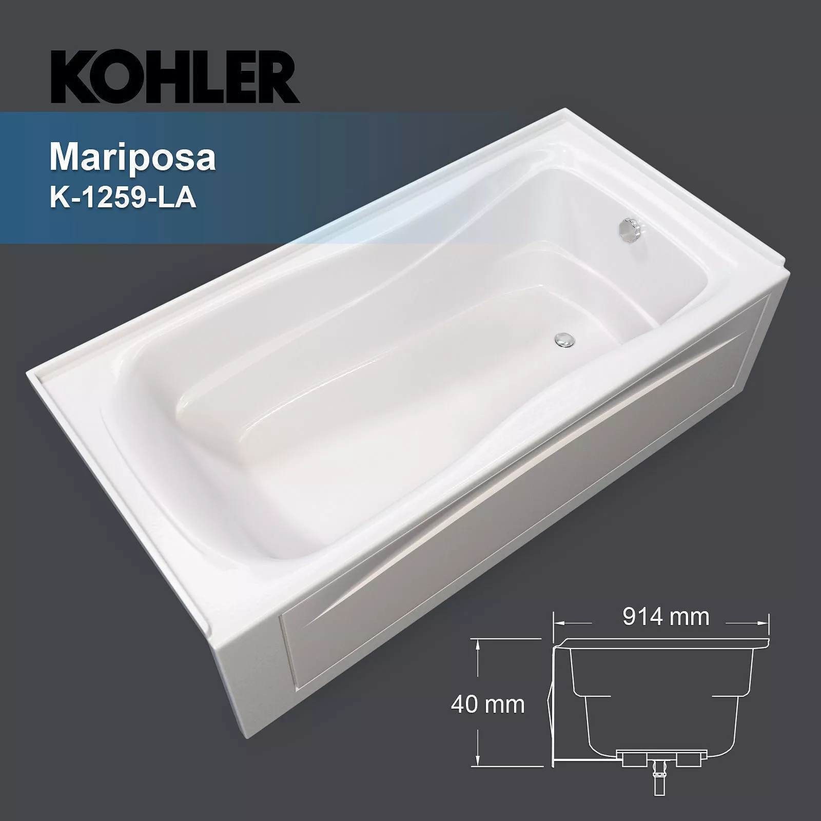 Kohler k1259 3D model