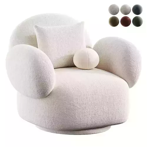 armchair madrone swivel