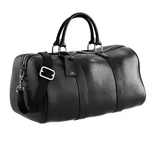 Smooth Leather Duffel Bag by Polo Ralph Lauren 3D model