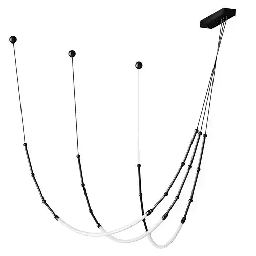 Beaufort 3 Lamp Silicone Pendant