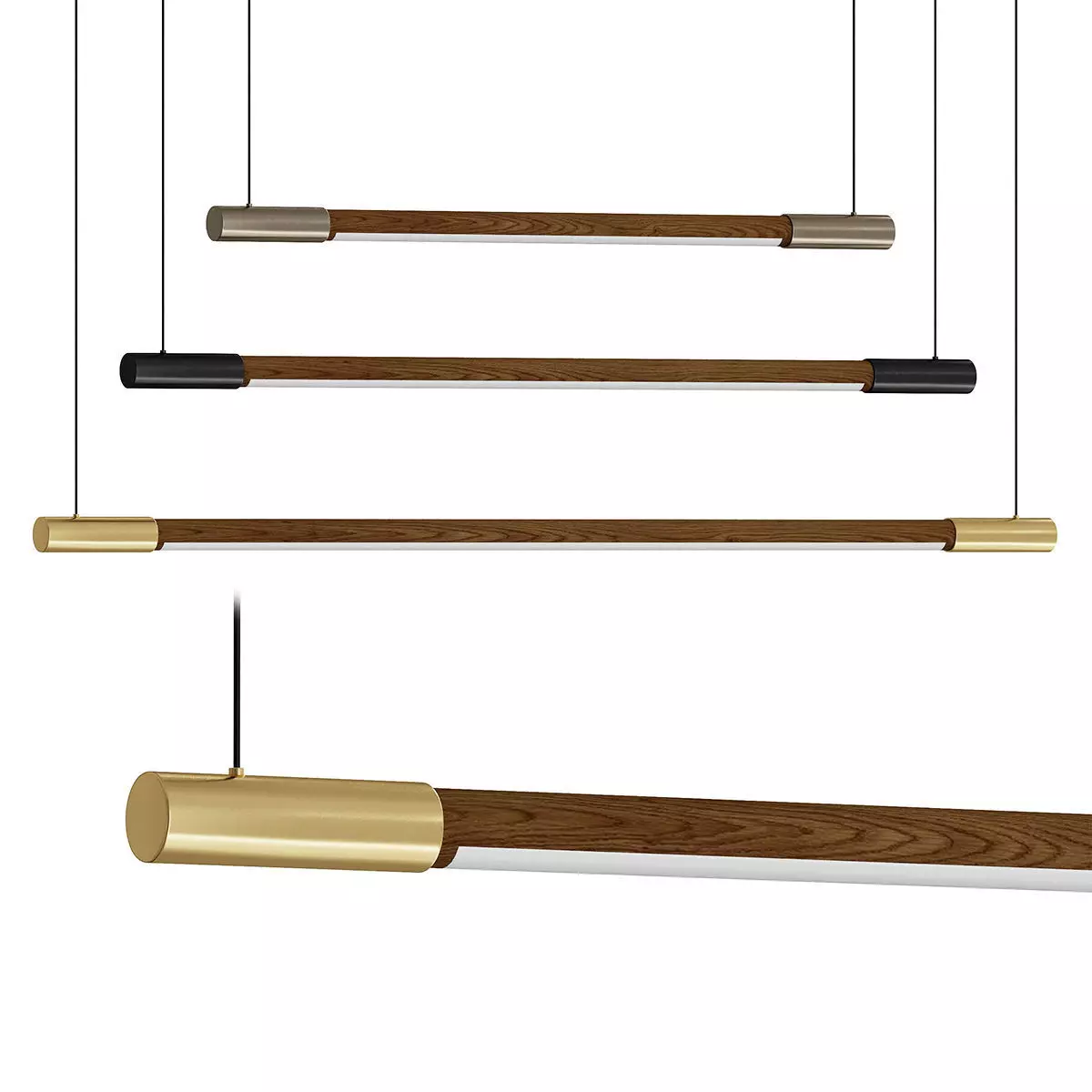 Bennington Up Down Linear Pendant 3D model_0