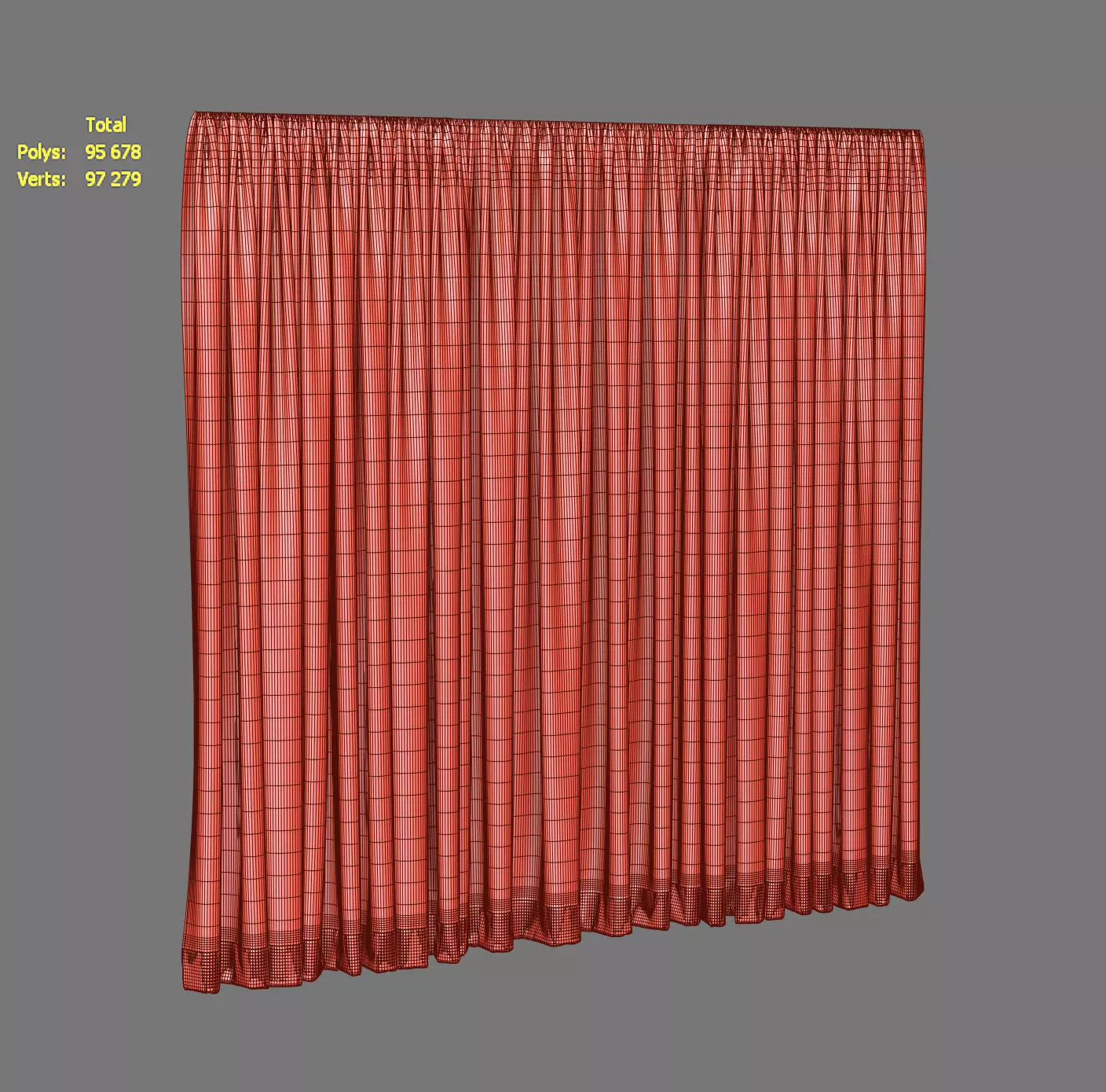 Curtain 119 3D model 3D model_4