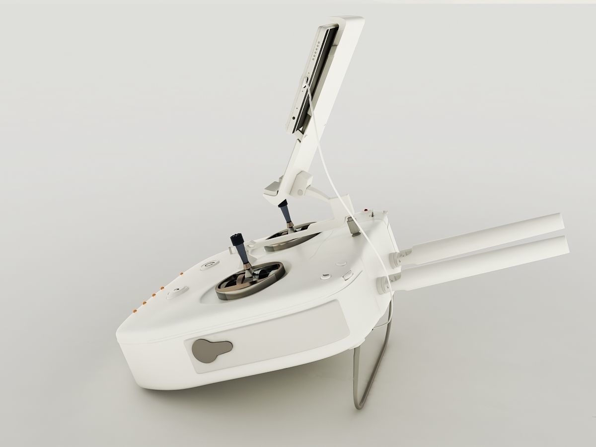 DJI Phantom 3 Remote Control 3D model_2