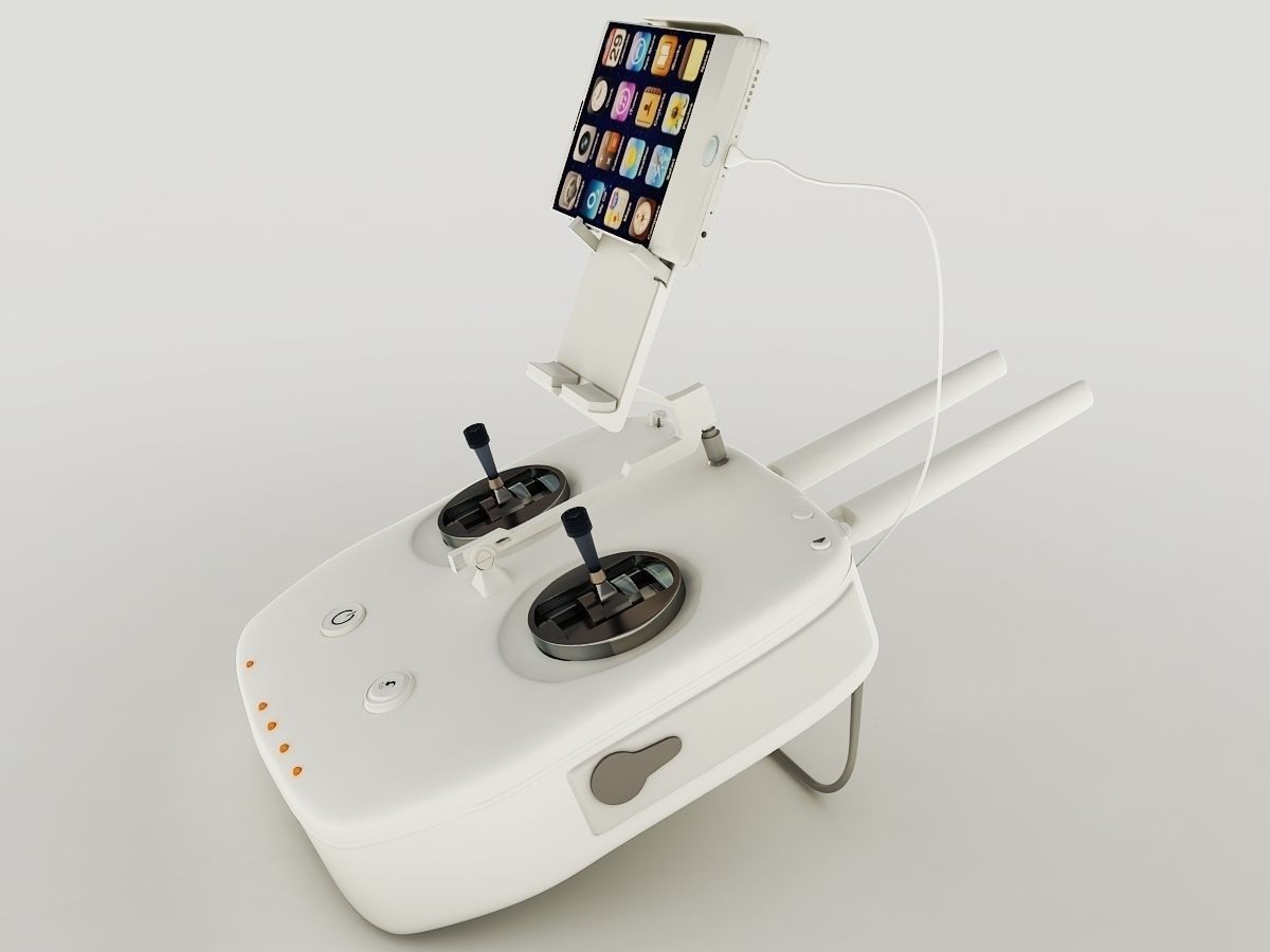 DJI Phantom 3 Remote Control 3D model_5