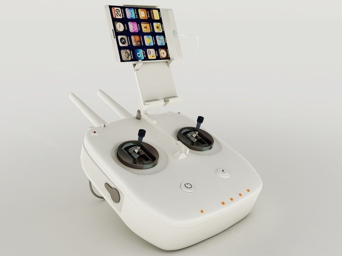 DJI Phantom 3 Remote Control 3D model_1