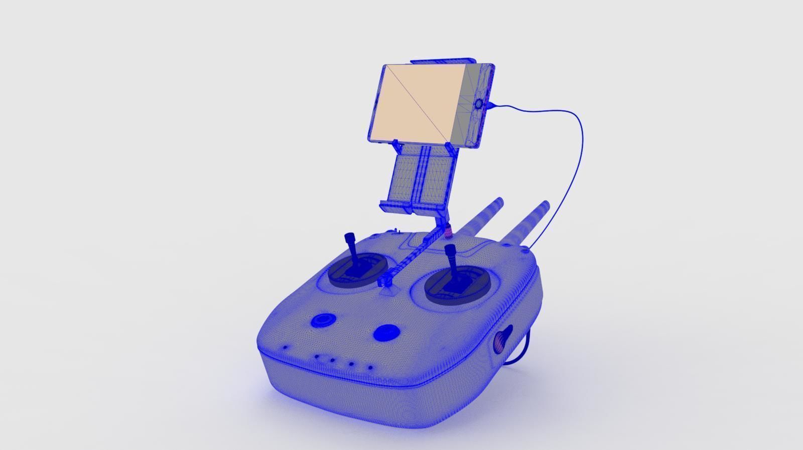 DJI Phantom 3 Remote Control 3D model_3