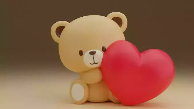 Valentine bear 96
