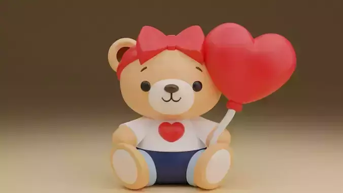Valentine teddy bear 93