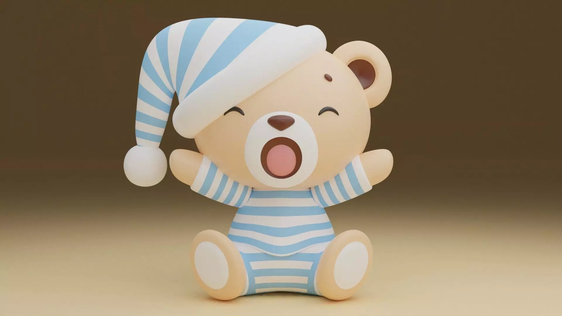 Sleeping bear 69 Free 3D print model