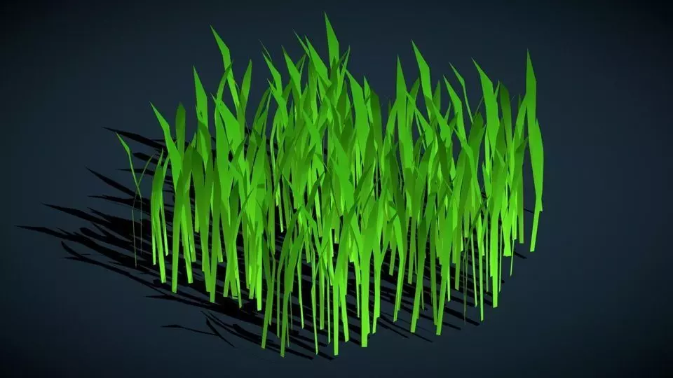 LowPoly Stylized Forest Pack Tree Bush Grass Flowers Collection Low-poly 3D model_8