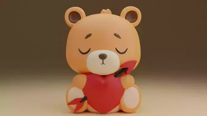 Valentine bear 62