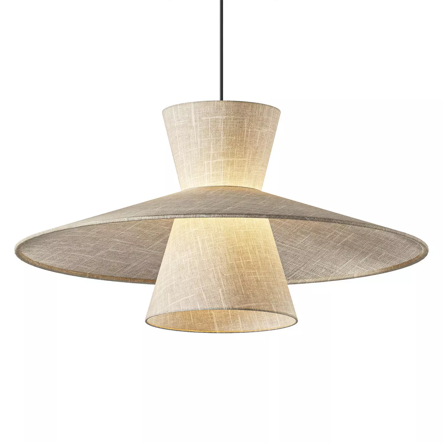 Freya Fly Pendant Light 3D model_1