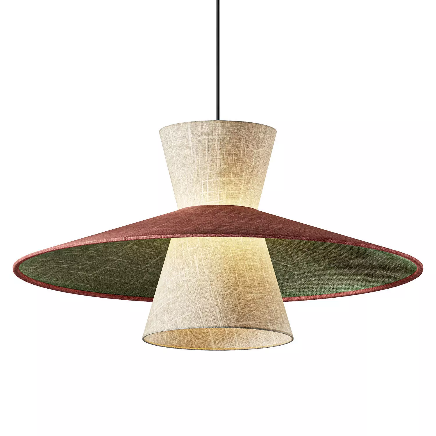 Freya Fly Pendant Light 3D model_2
