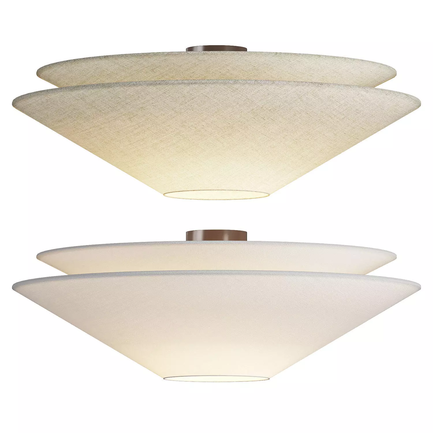 Gull Flush Mount 3D model