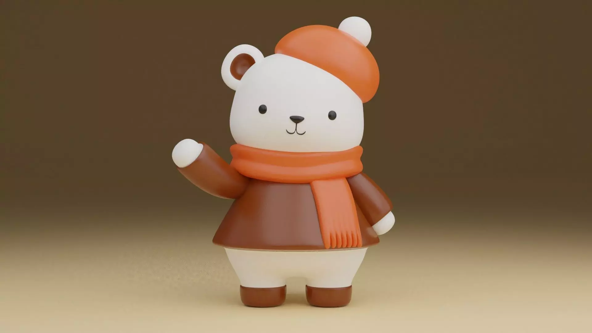 bear 36 3D print model_0