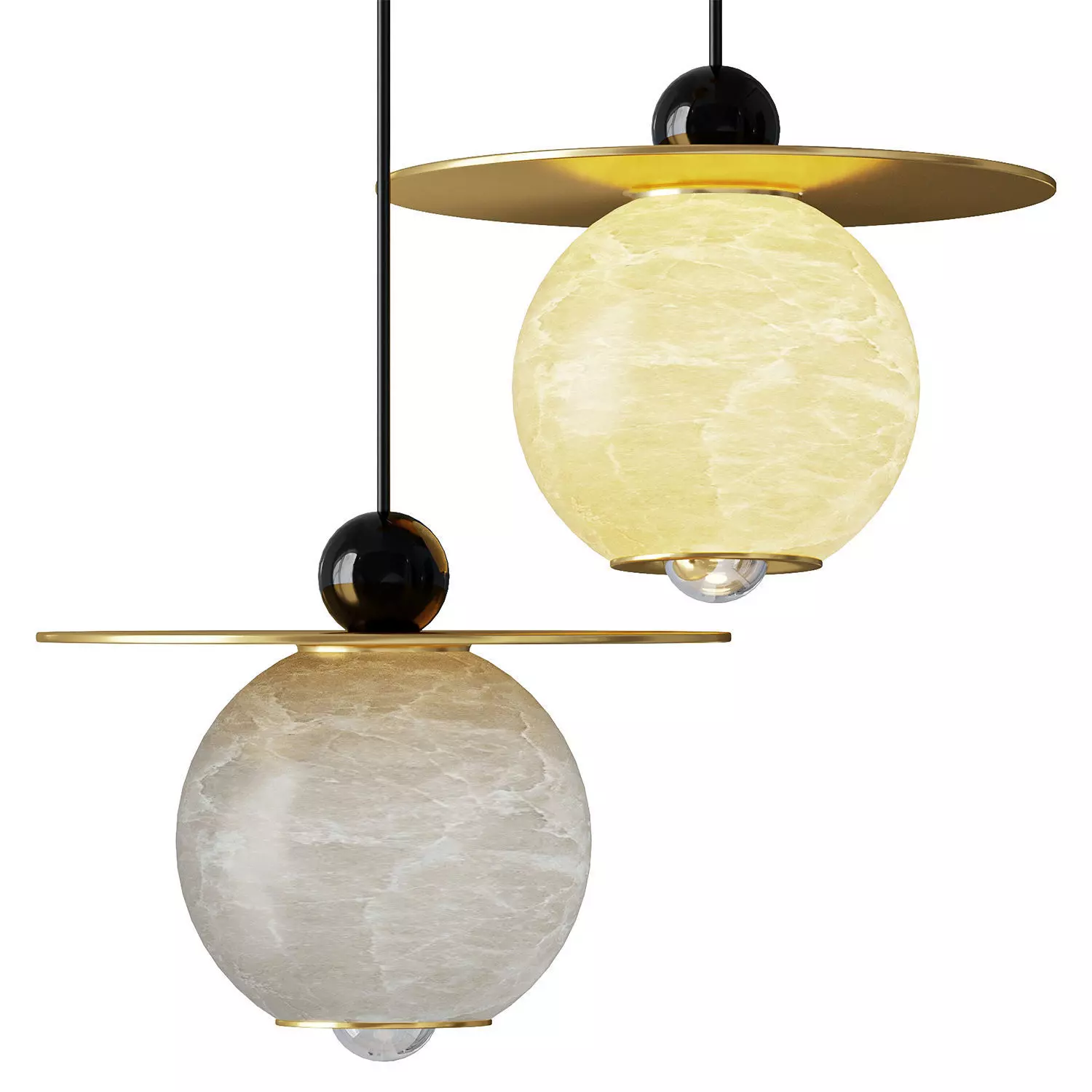 Helios Cord Pendant Light 3D model