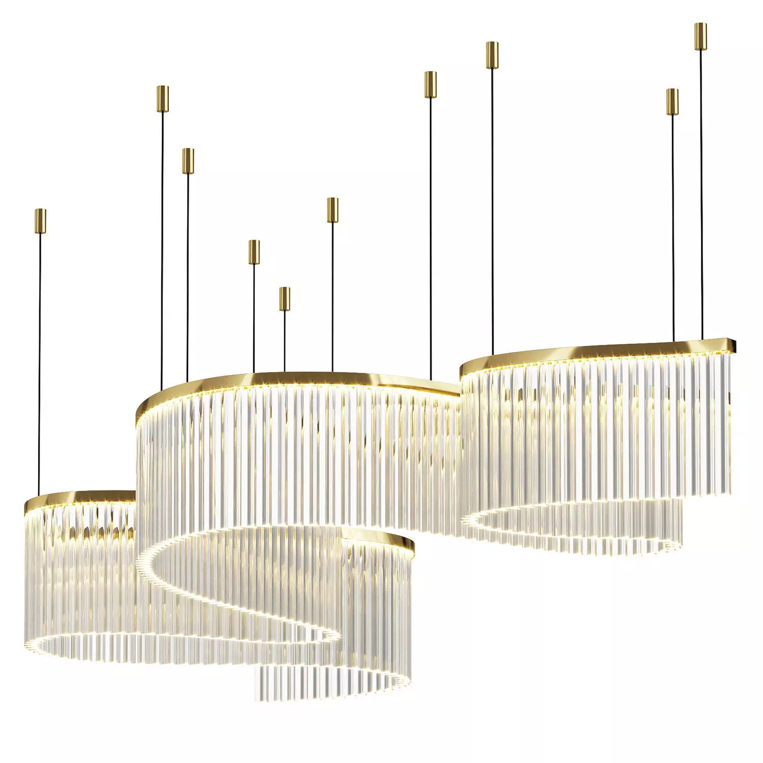 Il Paralume Marina Chandelie 3D model_1