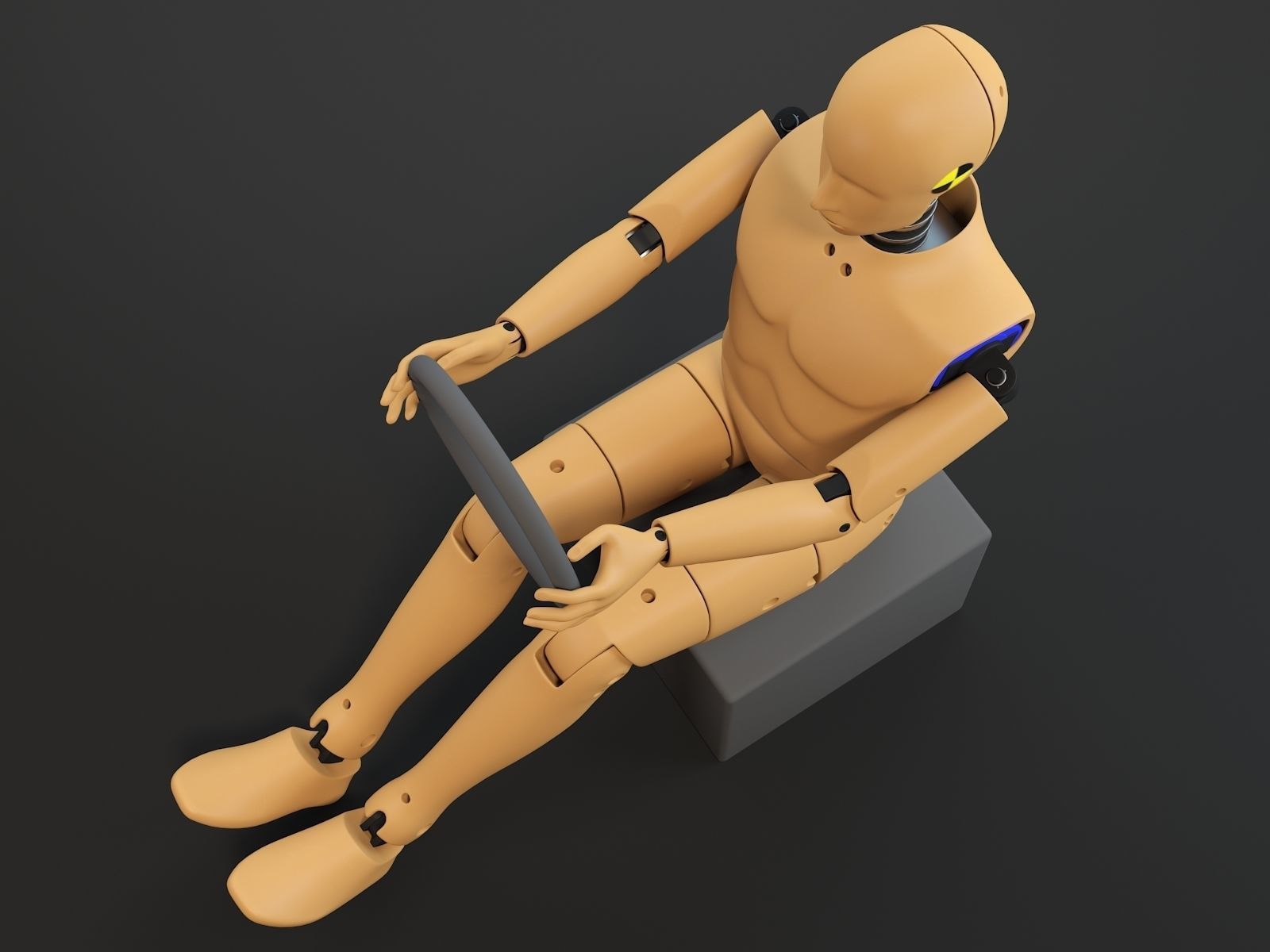 Crash test dummy 3D model_13