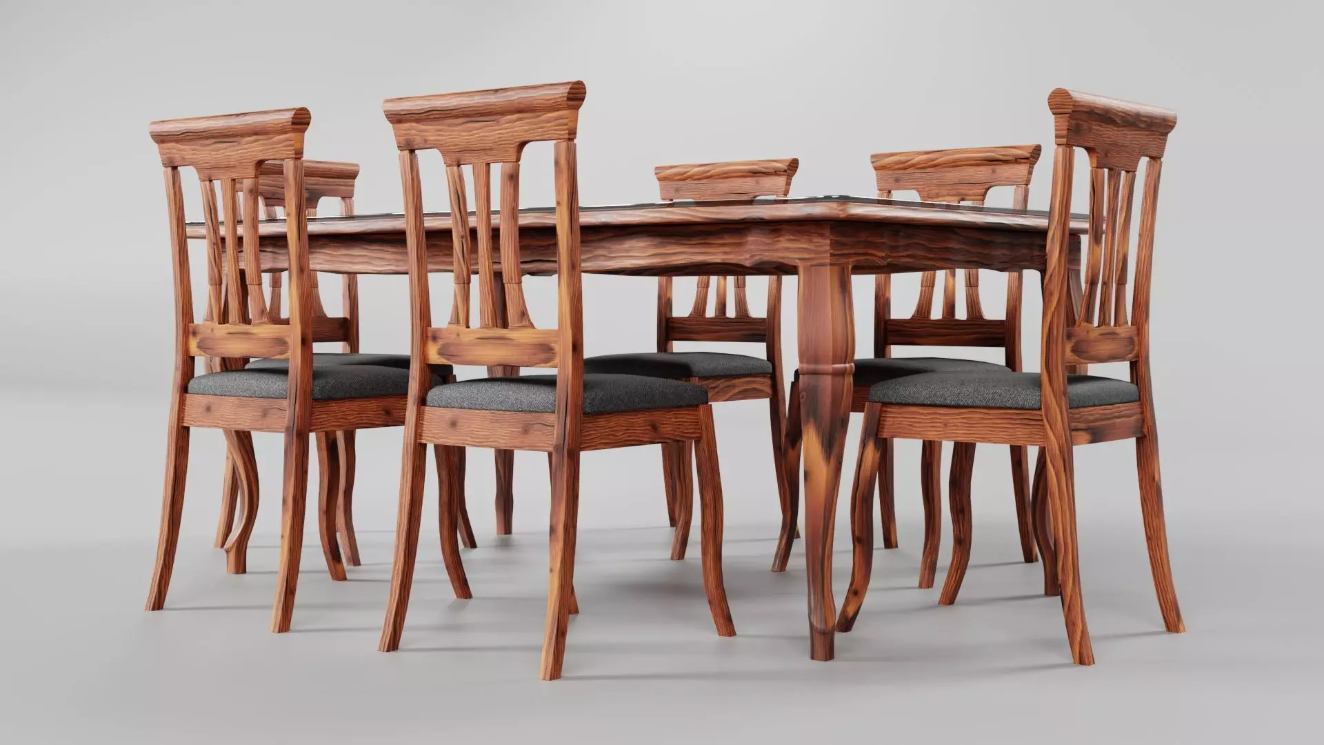 Dining set CG16 3D model_4
