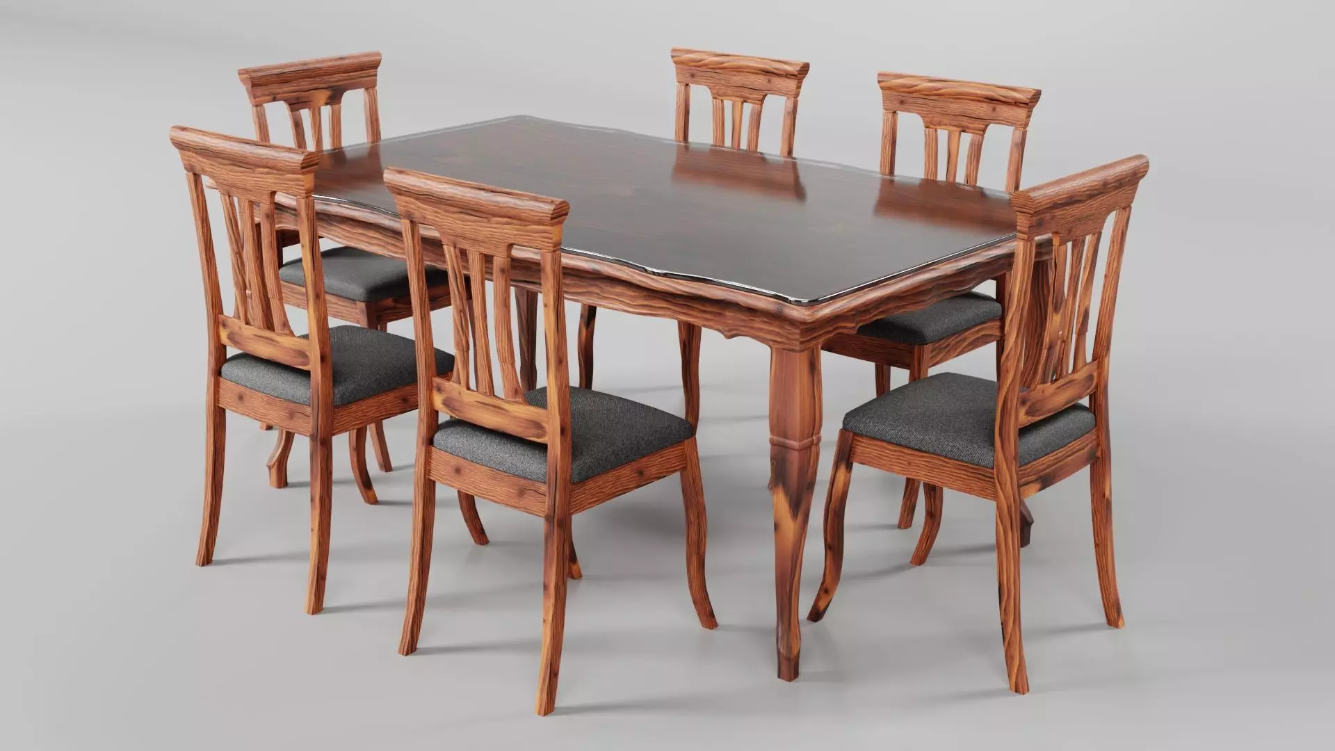 Dining set CG16 3D model_3