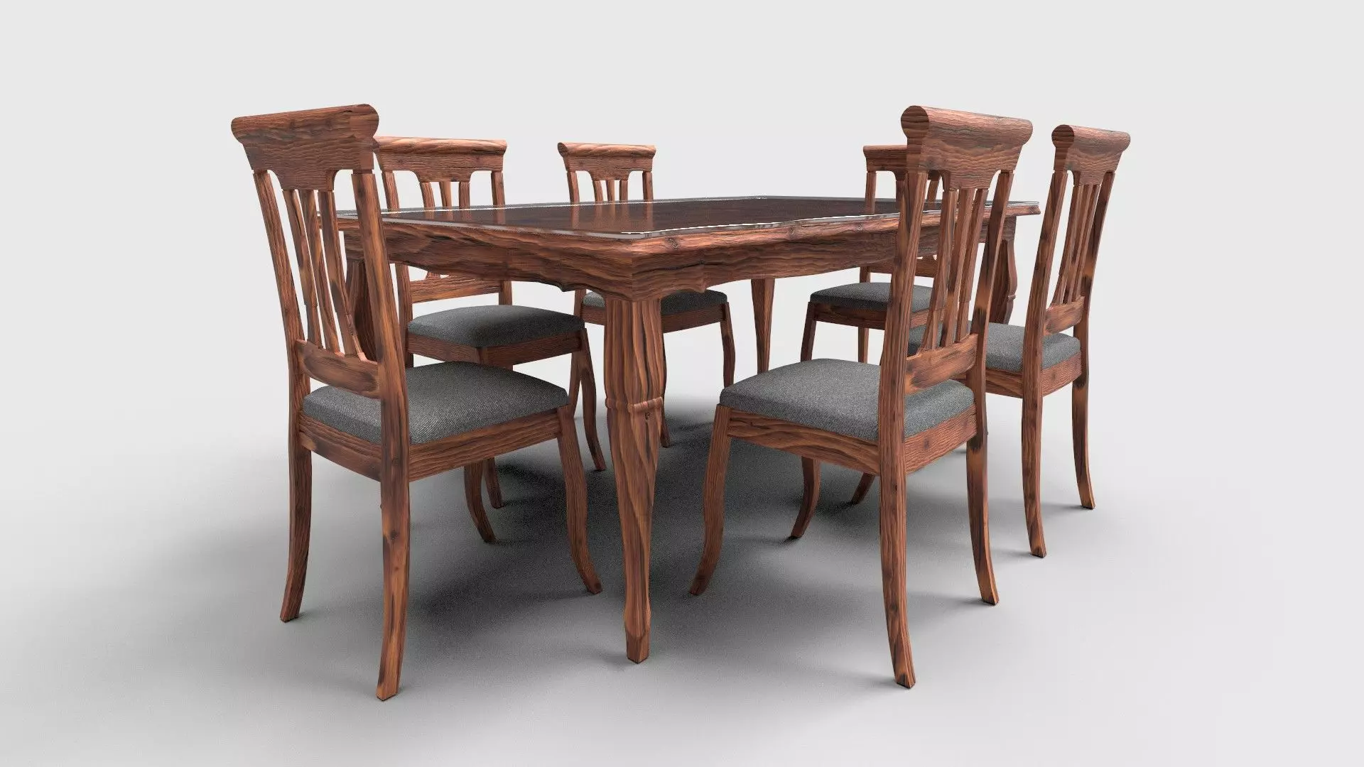 Dining set CG16 3D model_0