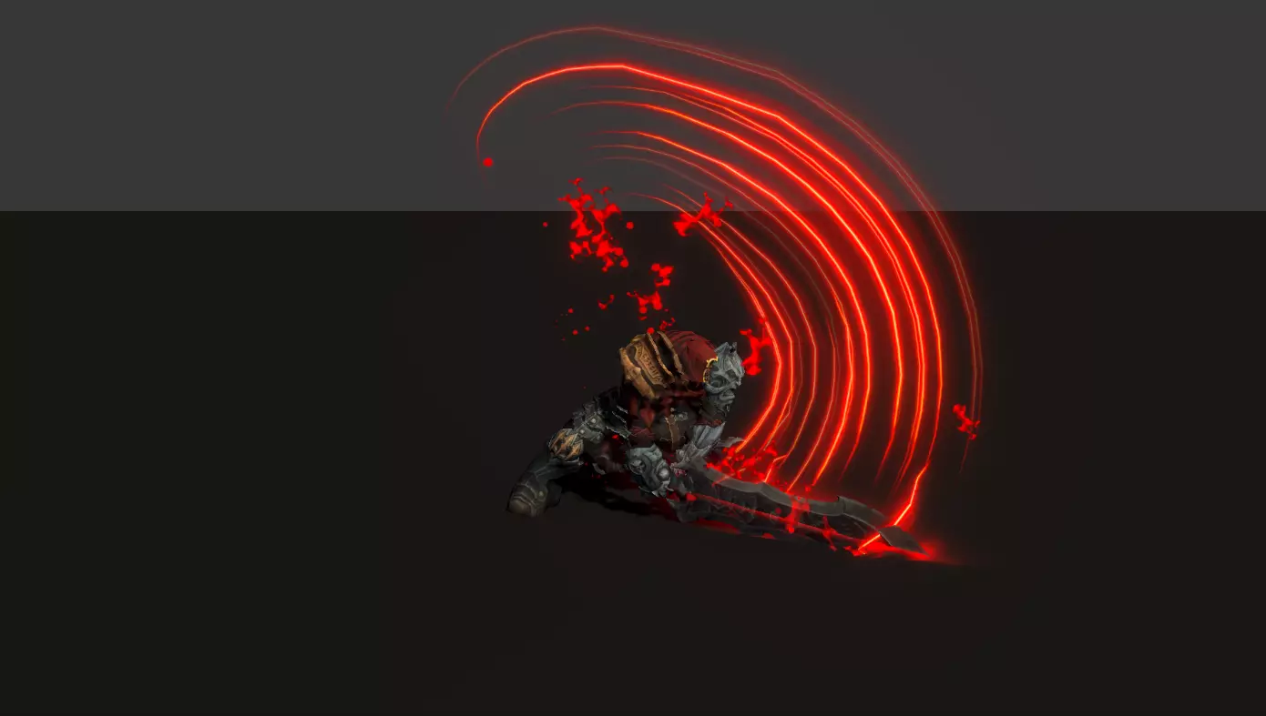 Unity Game VFX - Sword Trails 3D model_4