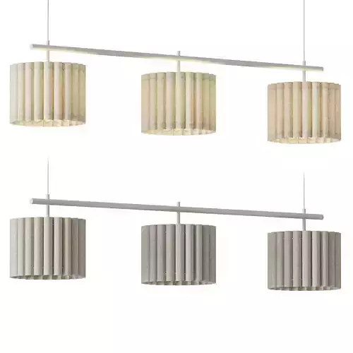 Large Linen Pendant Lamp Lucine