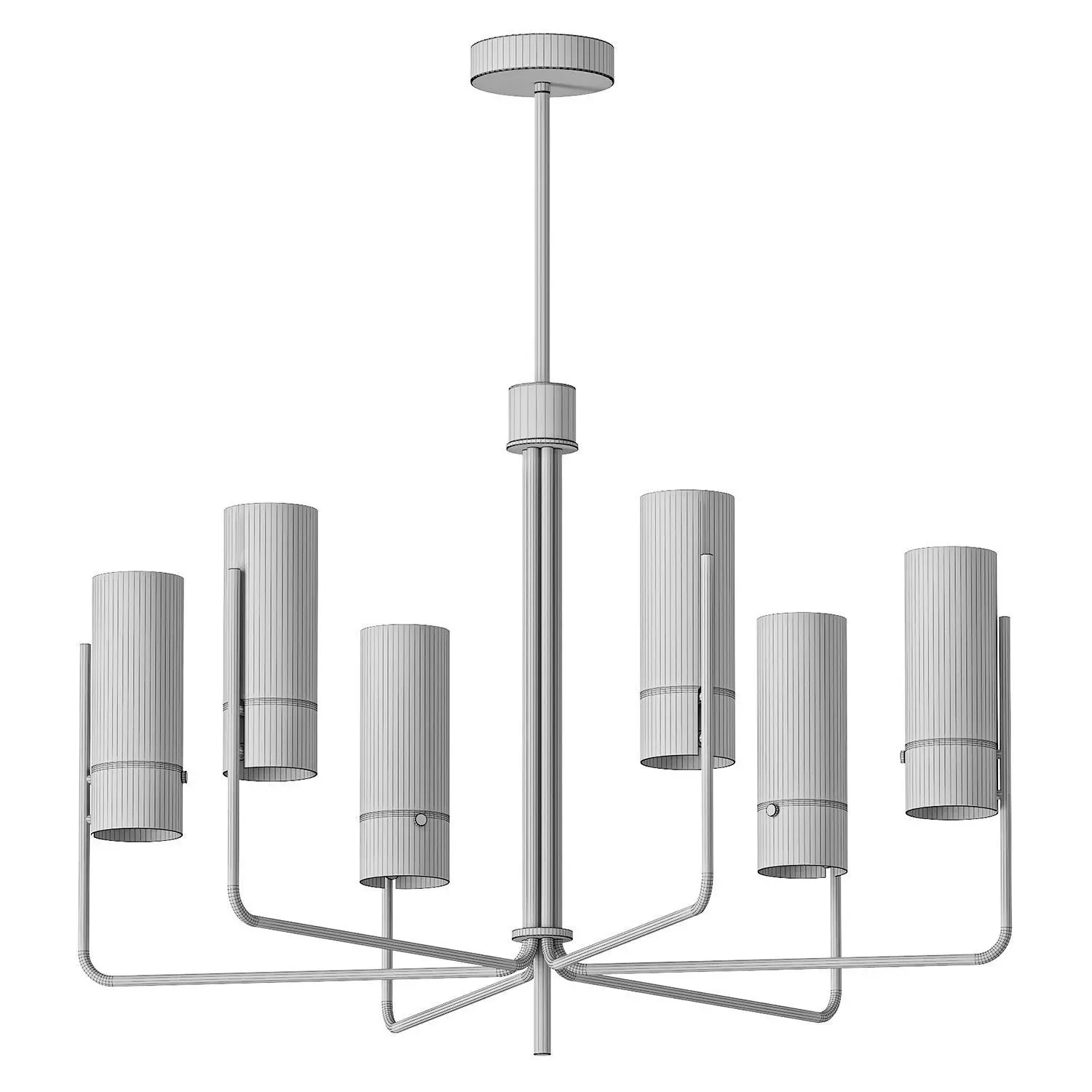 Large Pendant Lamp Vivian 3D model_3