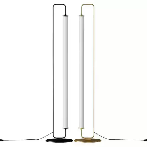 Linear Metal LED Floor Lamp