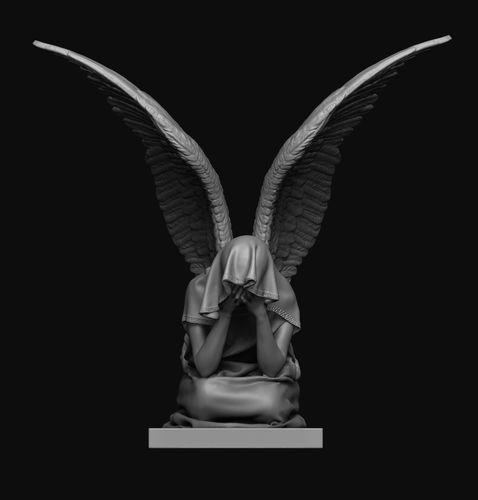 Angel Statue 3D print model