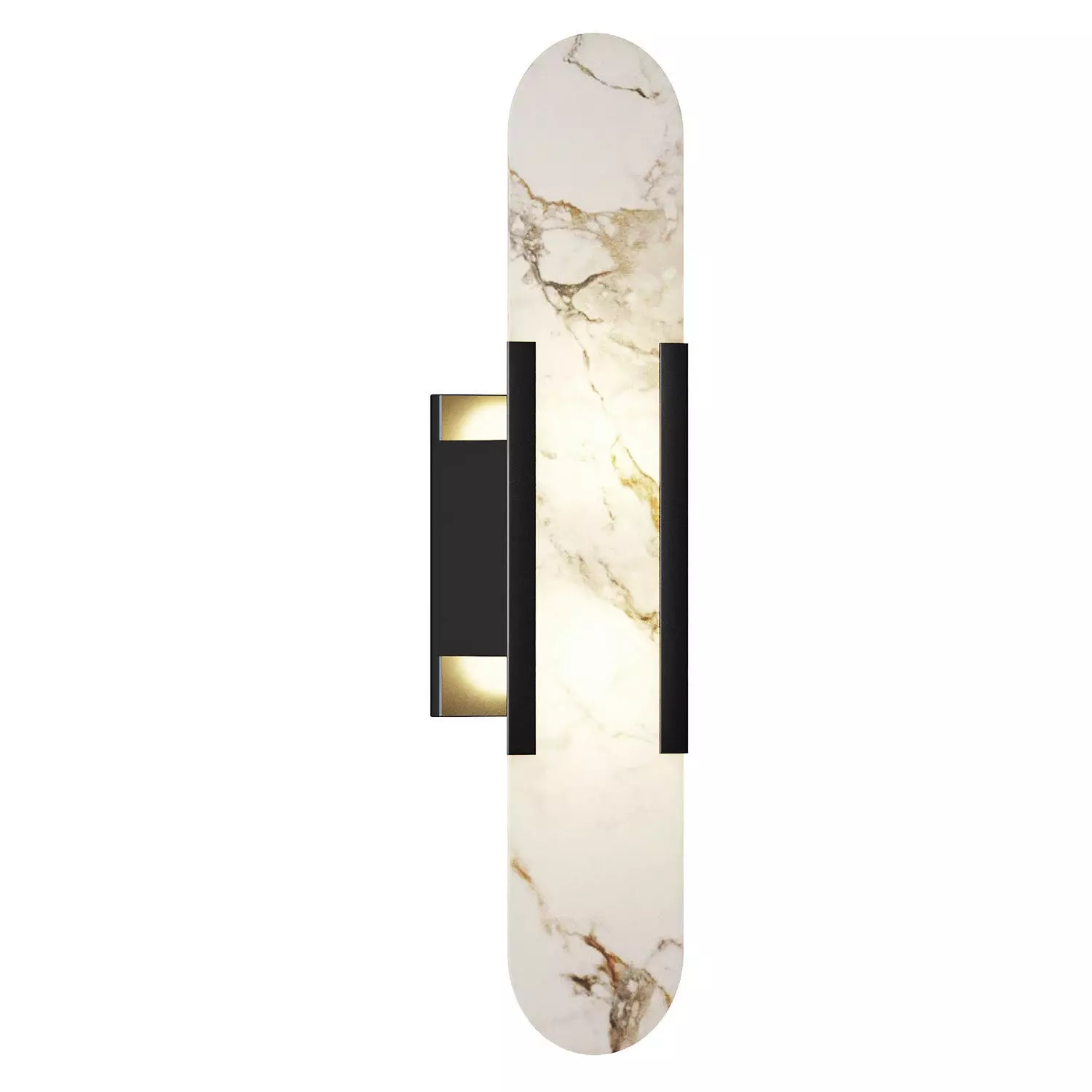 Melange Elongated Alabaster Wall Lamp 3D model_1