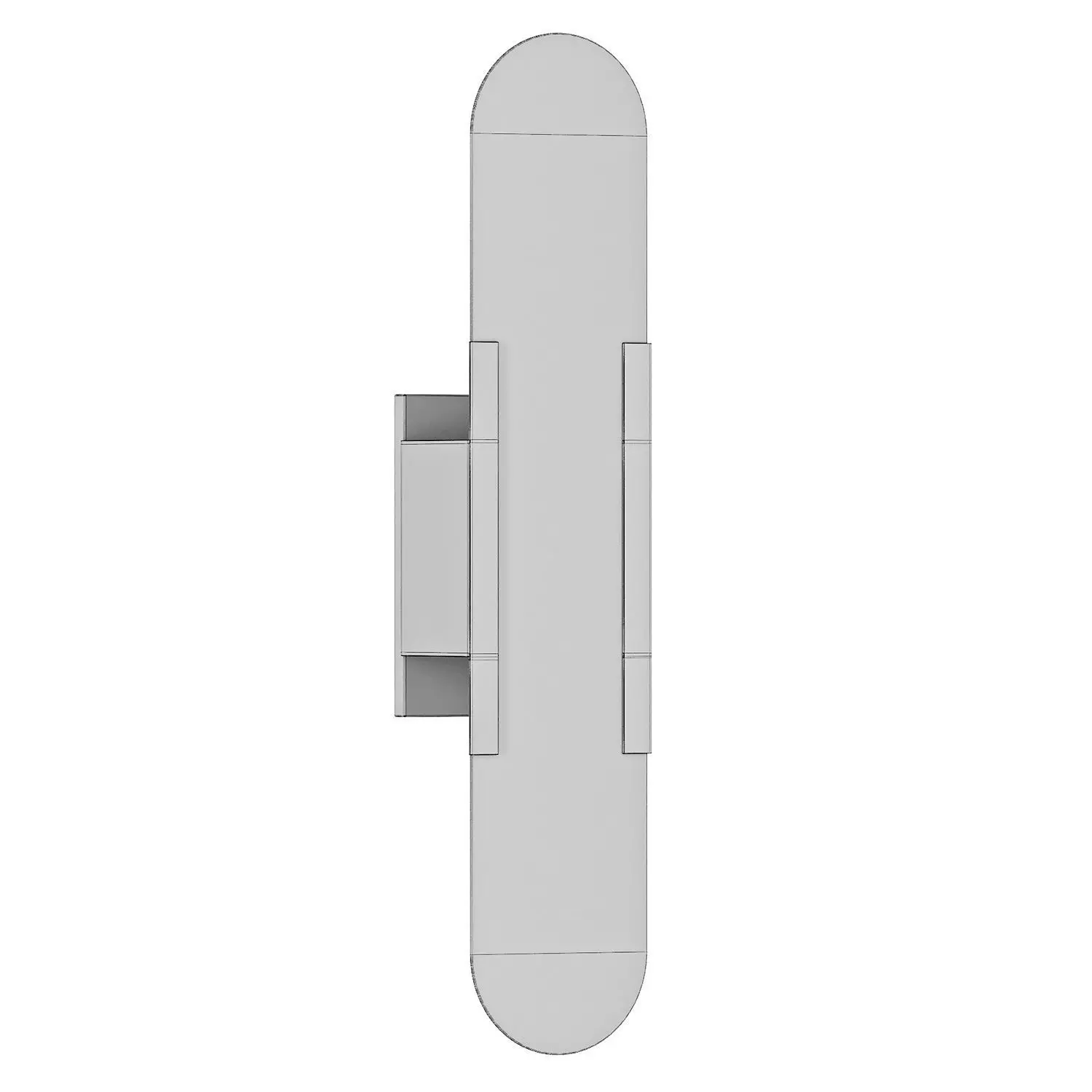 Melange Elongated Alabaster Wall Lamp 3D model_3