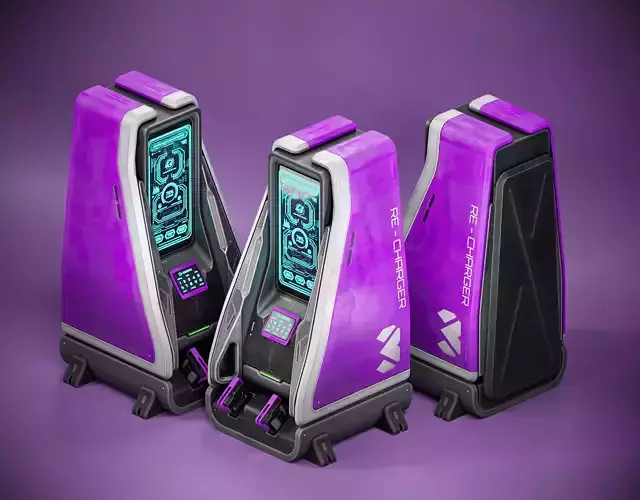 Sci-fi Console X5 PBR