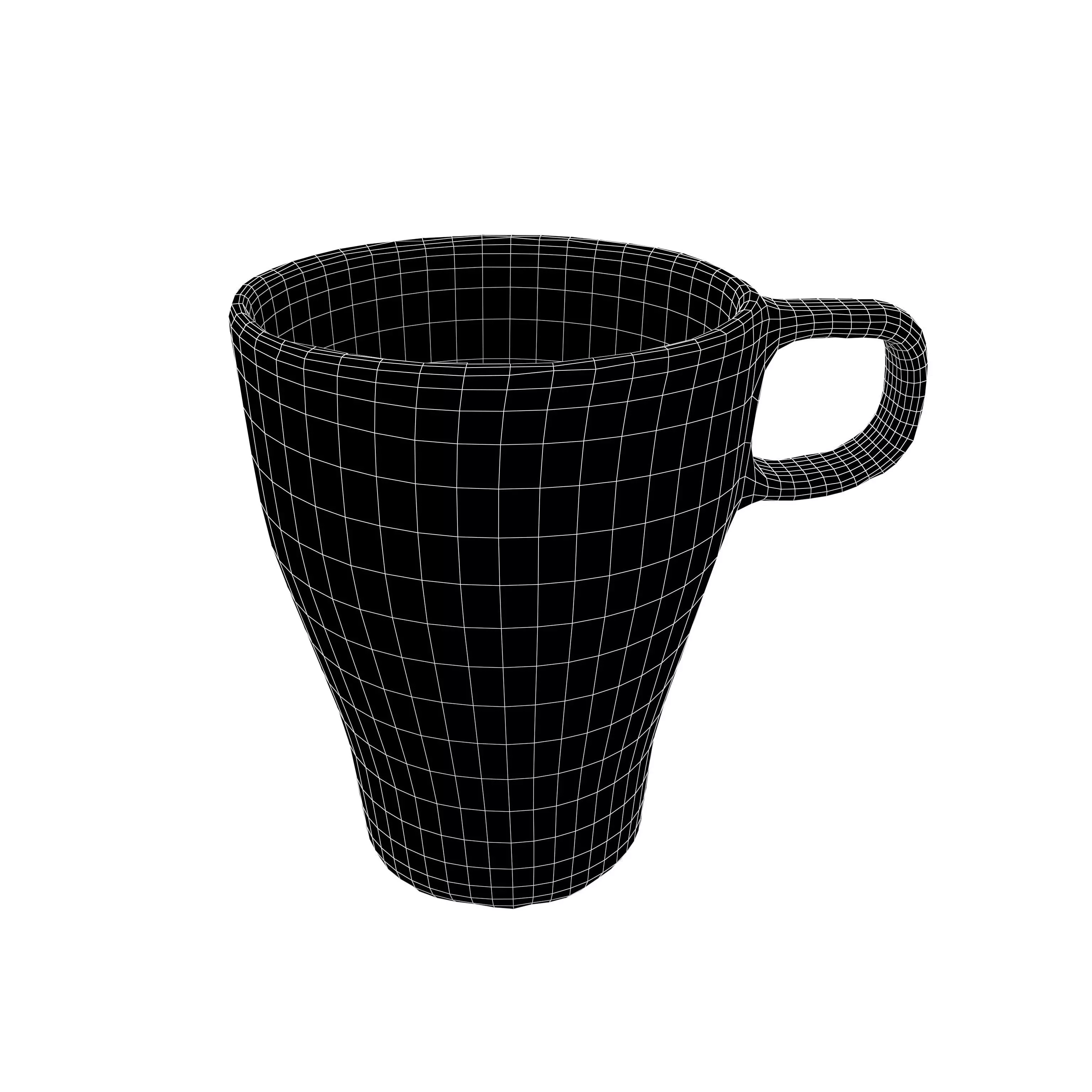 Cup v2 003 Low-poly 3D model_6