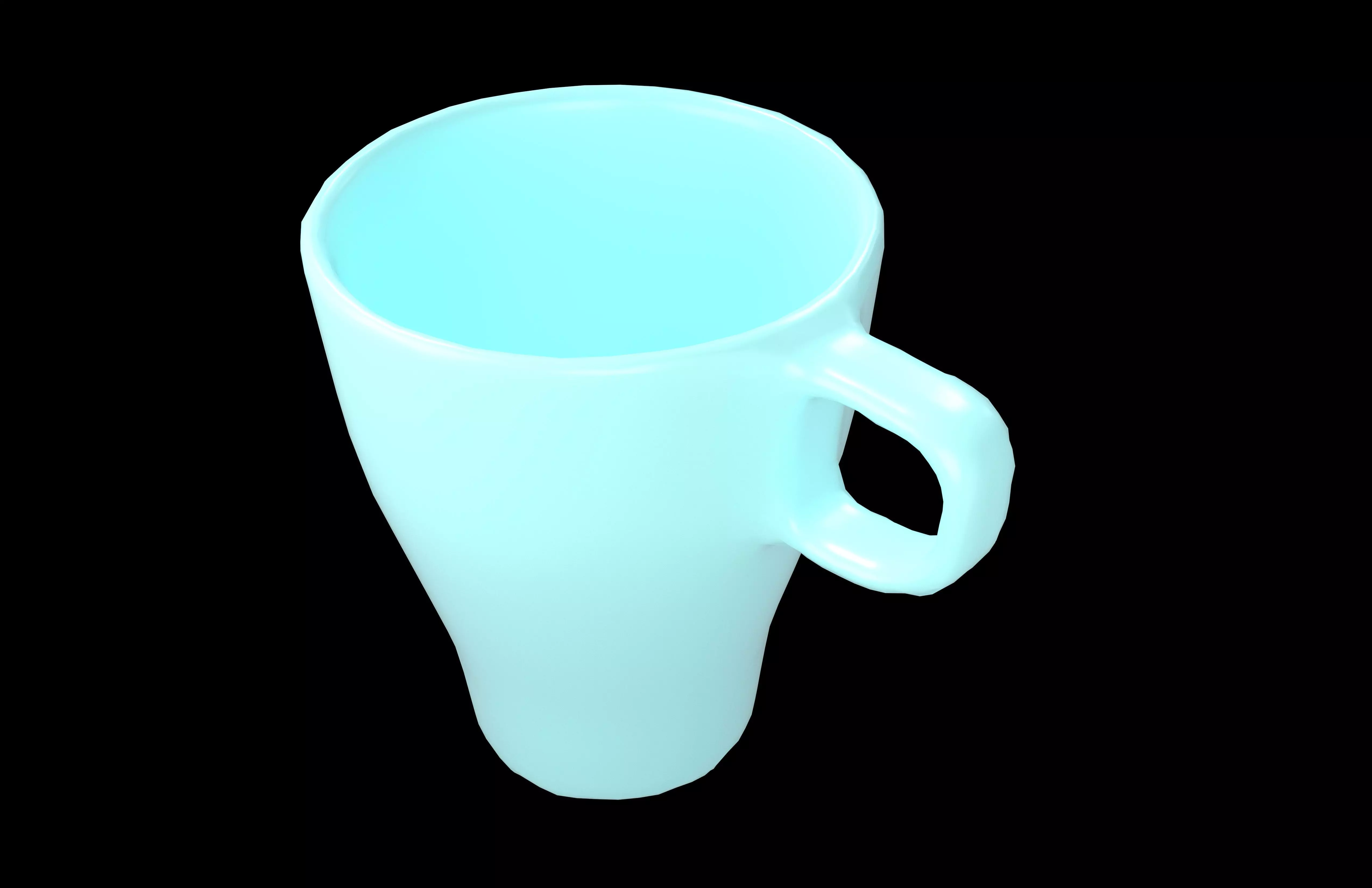 Cup v2 003 Low-poly 3D model_2