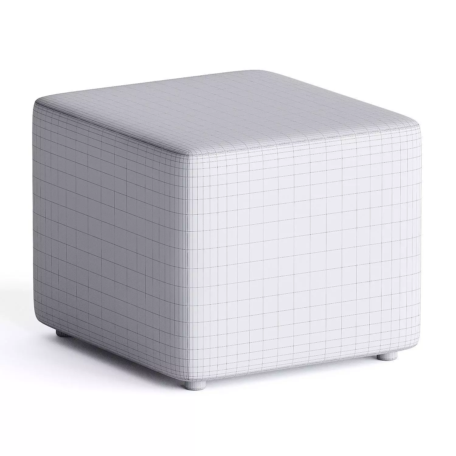 pouf trapeze 2 3D model_6