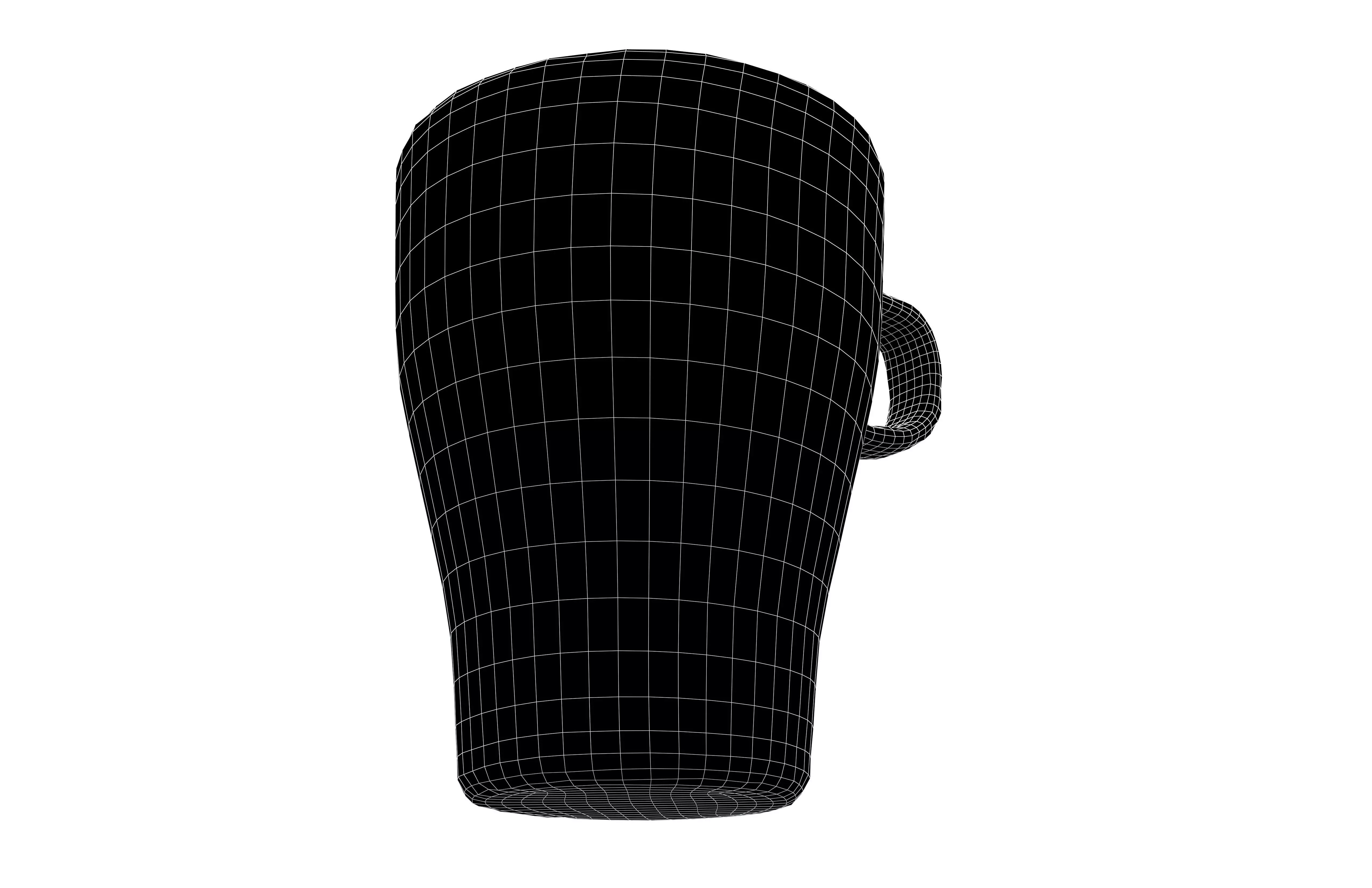 Cup v2 004 Low-poly 3D model_5