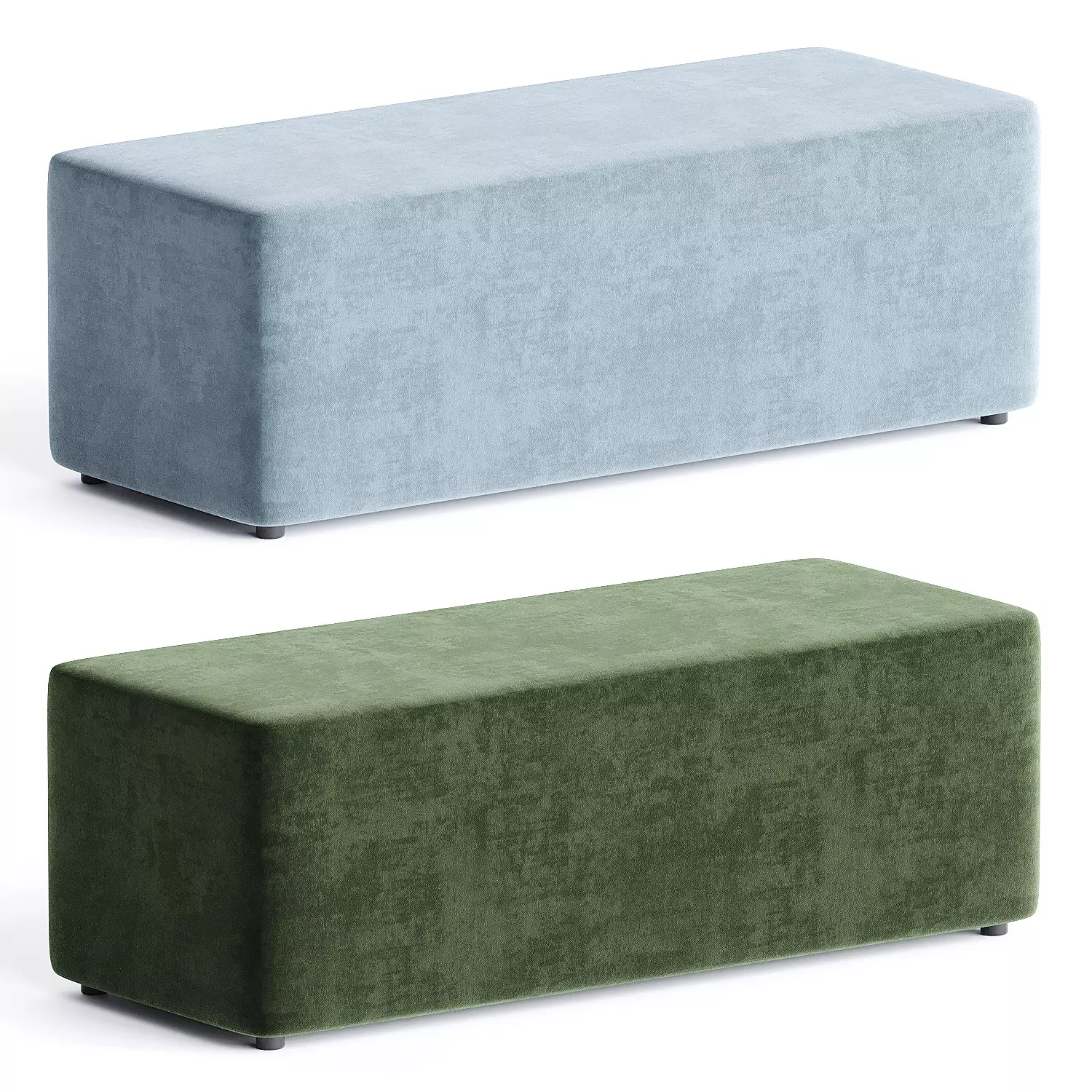 pouf trapeze 3 3D model_0