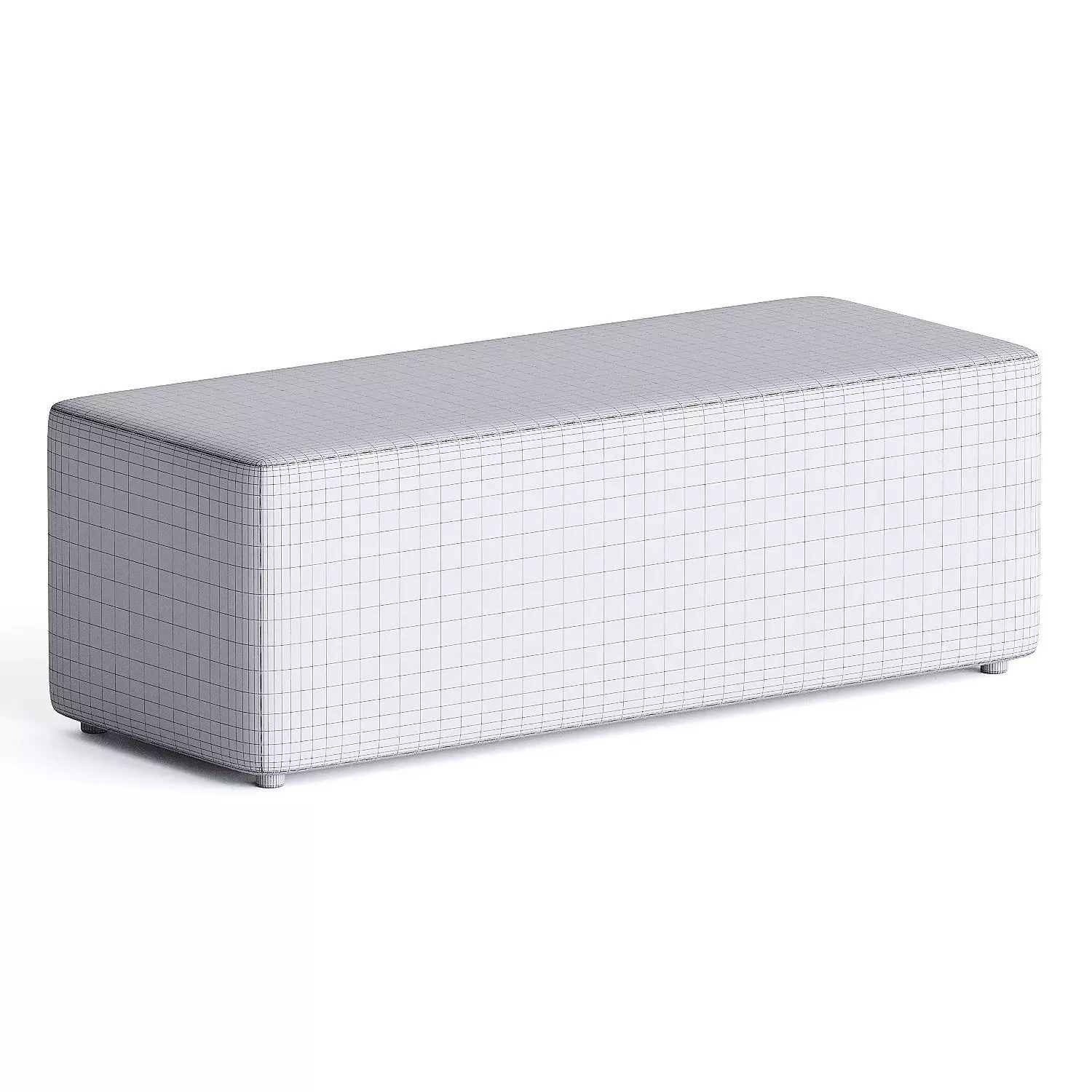 pouf trapeze 3 3D model_3