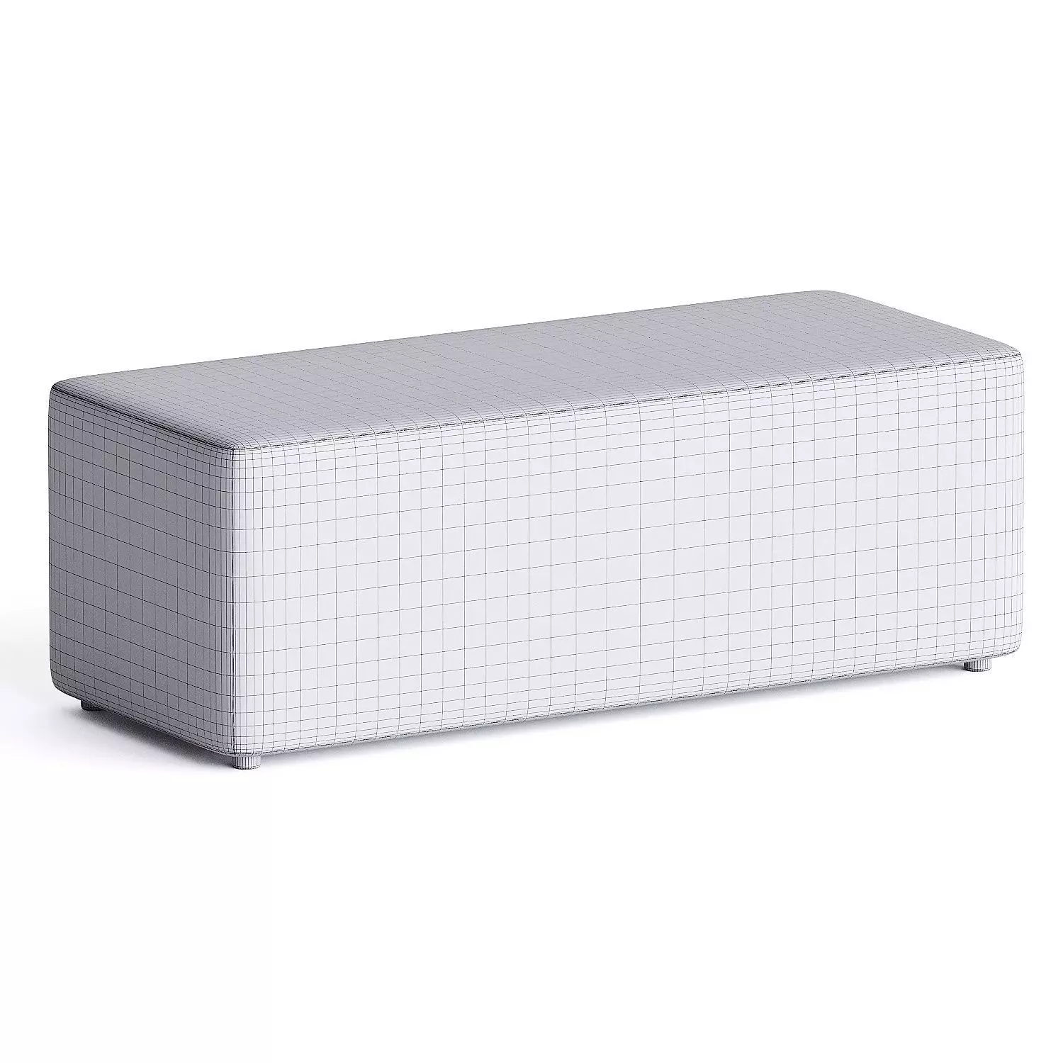 pouf trapeze 4 3D model_3